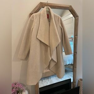 Amanda Uprichard White Wool Coat